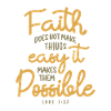Faith Making Possibilities - Christian Quote