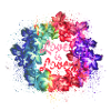 love is love,flowers,flower wreath,LGBT