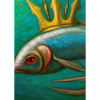 Fisch mit Krone