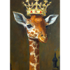 Giraffe mit Krone