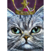 Katze mit Krone