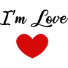 I'm love - Positive quote