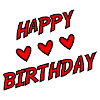 HAPPY BIRTHDAY. HAPPY BIRTHDAY. ANNIVERSARY.