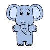 Mignon petit éléphant