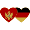 Montenegro Germany Flag