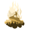 Outdoor Hiking Camping Campfire