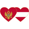 Montanegro Austria flag