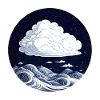 Clouds in blue/white