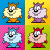 Popart-Hamster like Andy