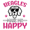 Beagles make me happy