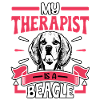 My therapist is a Beagle