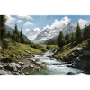 Landscape: Stream, Forest, Nature