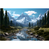 Landscape: Stream, Forest, Nature