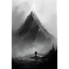 Berg Landschaft Abstrakt