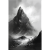 Berg Landschaft Abstrakt