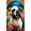 Bulldog amoureux
