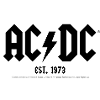 AC/DC Black Logo Est. 1973