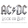 AC/DC Logo In Silver Rock Or Bust Album