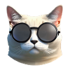 Cat with sunglasses