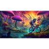 Psychedelic Alien Bicycle Day