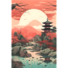 Japanische Landschaft
