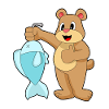 Bear Angler Fish Fishing