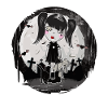 Gothic Emo Girl Gift Halloween