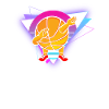 Vaporwave Basketball