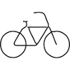 Minimalist Bicycle Illustration