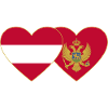 Austria Montanegro flag