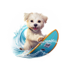 Surfing Animals, sweet dog