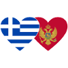 Greece Montenegro flag