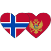 Norway Montenegro flag