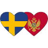 Sweden Montenegro flag