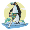 Pinguin-Eisfischen