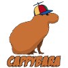 Capybara with Cappy Capybaras