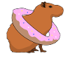 Capybara Donut Capybaras