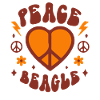 Peace love beagle