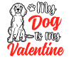 My dog is my valentine