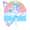 Muay Thai Kickboxing Retro