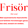 Frisör Definition