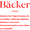 Bäcker Definition