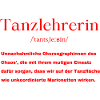 Tanzlehrerin Definition
