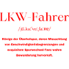 LKW Fahrer
