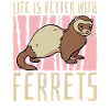 Frettchen Iltis Witzig