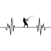 Fishing anglers heartbeat