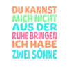 Zwei söhne Spruch