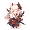Mignon Manga Samurai Girl