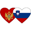 Montenegro Slovenia Flag
