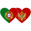 Portugal Montenegro flag